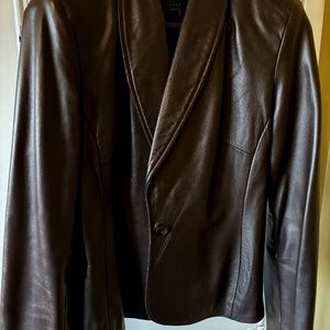 Ladies Leather Blazer